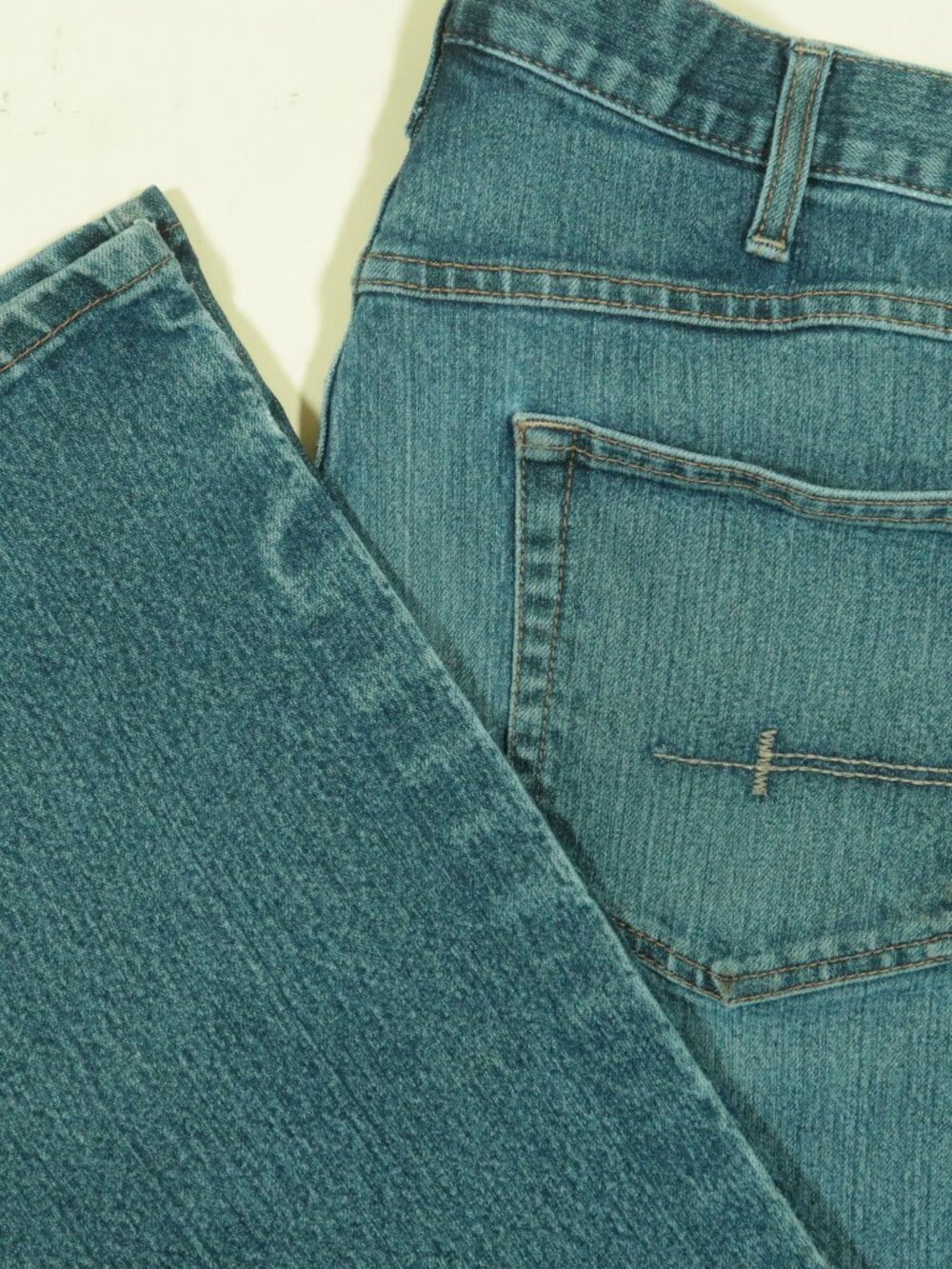 Ariat Rebar M5 Straight Leg Jeans Mens 36 Blue Stretch Denim Flaw